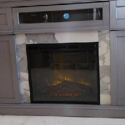 StyleWell 53in Deluxe Decorative Electric Fireplace Storage Mantel