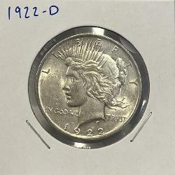 S - 1922-D PEACE SILVER DOLLAR (1)