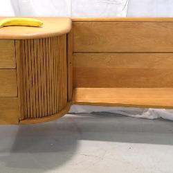 1950's Heywood Wakefield Tambour Door Vanity 