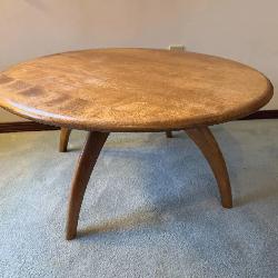 MCM Heywood Wakefield Revolving Coffee Table