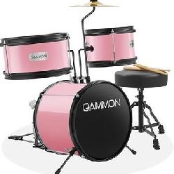 Gammon 3pc Junior Drum Set, Pink