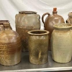 COLLECTION NC SALT GLAZE POTTERY 