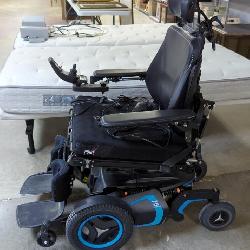 Permobil F5 Corpus Power Wheelchair Including ROHO High Profile Seat Cushion And High Efficiency Bat