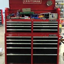 Craftsman Rolling 2 Piece Tool Chest With 18 Drawers 62