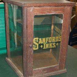 Sanford Inks store display case