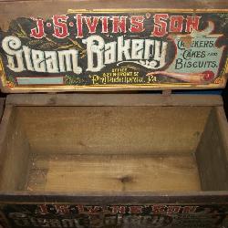 wood bakery box