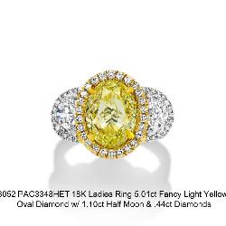 Fancy Yellow Diamond Ring-GIA Certified