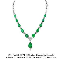 Emerald & Diamond Necklace