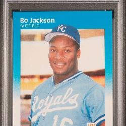 1987 Fleer Bo Jackson Kansas City PSA 8 NM-MT