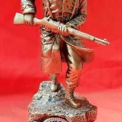 55 - USMC VALOR BRONZE SCULPTURE (W43)