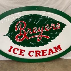 BREYERS ICE CREAM SIGN