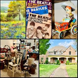 This Fri & Sat! ~Incredible Garland (Firewheel) Pickers Paradise Estate Sale! Vintage Galore, Antiques, Primitives, Toys, Collectibles, Fine Furniture, Accents & More! Incredible Finds Throughout!!!