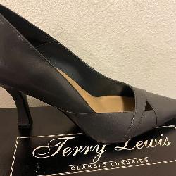 VINTAGE TERRY LEWIS HEELS - GREY