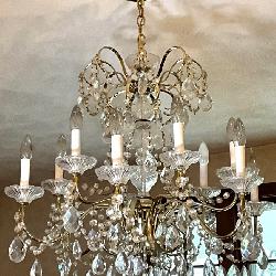 Victorian Crystal Chandelier