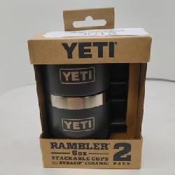 YETI Rambler 6 oz Charcoal Insulated Tumbler