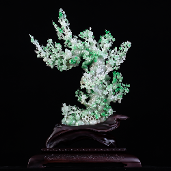 Lot #JD803 Jadeite Jade Bonsai Tree