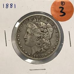 S - 1881 MORGAN SILVER DOLLAR (3)
