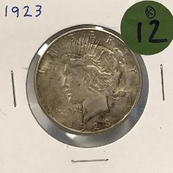 S - 1923 PEACE SILVER DOLLAR (12)