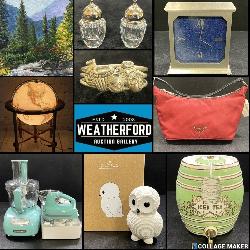 Bidding Ends Friday! ~Incredible *Online Only* Weatherford Gallery Auction! Fine Furniture, Collectibles, Artwork, Vintage, Memorabilia, Antiques & More! Local P/U & Shipping Available!