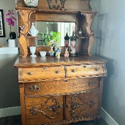 Oak Antique sideboard buffet