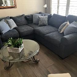 Down sectional living room set