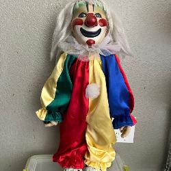 Vintage Michael Myers clown doll 