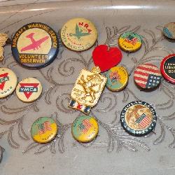 variety of pinbacks