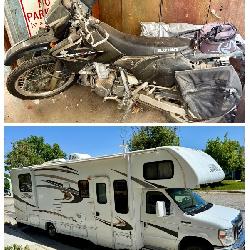 2014 RV and 2009 Suzuki GSX-R