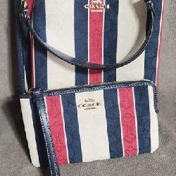 Coach Handbag Tote Bag Molly Signature Wallet Set