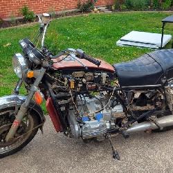 1975 Honda GL1000 Motorcycle, VIN GL11011122, Mileage Showing On Odometer 9146, Missouri Title, Incl