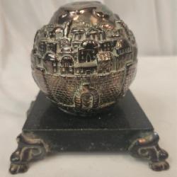 Sterling Silver sphere of Jerusalem