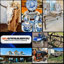 This Fri & Sat! Incredible Ranch Estate! Arctic Cat, TX Art, Saddles, Rustics, Saladmaster, Spode Blue Willow, Tiger Oak, Collectibles, Taxidermy, Trailers, Generac Generator, Welder, Vintage & More!!