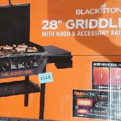 2-Burner Propane Outdoor Griddle with Hood in Black