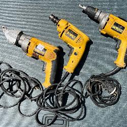 DEWALT SET OF 3 POWER TOOLS