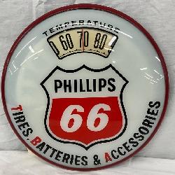 Original Phillips 66 13-Inch Bathroom Scale Thermometer