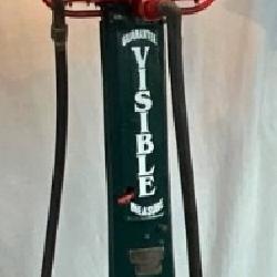 Restored Fry Visible 10-Gallon Gas Pump with Sinclair Aircraft Globe