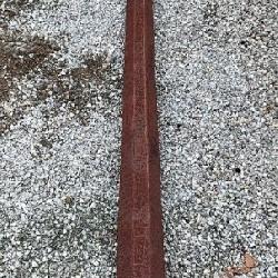 18-Foot Pure Porcelain Pole Sign with 6-Foot Porcelain Faceplate