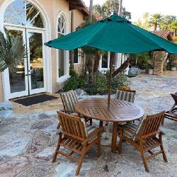 Giati Six Piece Patio Dining Table Consisting Of Table.