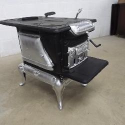 Antique wood cook stove