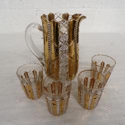 Aetna 1880's gilded juice set.