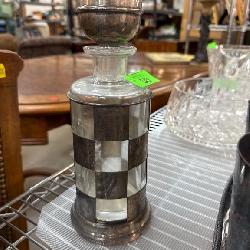 GUCCI DESIGNER STERLING SILVER DECANTER