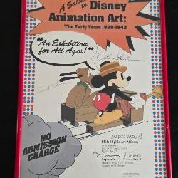 M - DISNEY POSTER FRAMED 18X12