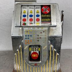 Buckley Co. Electronic Pointmaker Slot Machine, 16 x 25.5 Inches