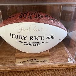 Jerry Rice autographed 