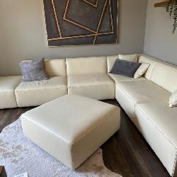 Italian Leather Sectional
