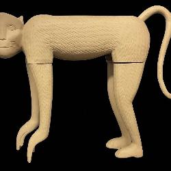 Life Sized Monkey Sculpture