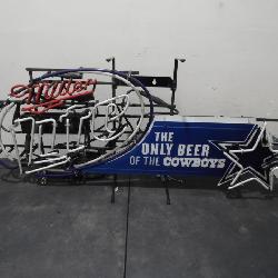 Miller Lite Dallas Cowboys Neon Sign