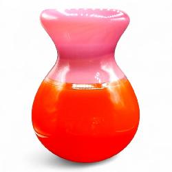 Large Vintage Signed Sonja Blomdahl Art Glass Vase 15 1/2