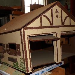 folk art toy garage