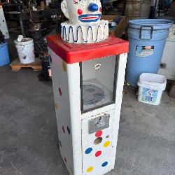  Vintage 1960's Clown Candy/Toy Vending Machine - (#2)